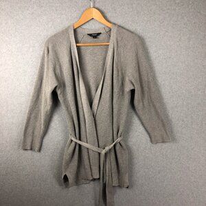 Simply Vera Wang Waffle Knit Tie Waist Cardigan Size XXL